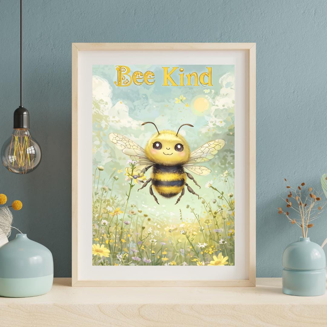 Nursery Decor| Cute Animal Art | Inspirational Wall Decor | Printable Positive Message