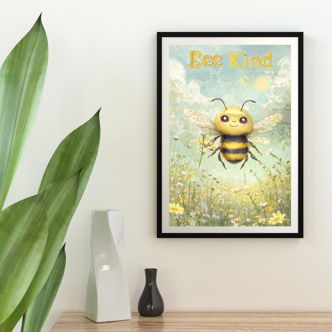 Nursery Decor| Cute Animal Art | Inspirational Wall Decor | Printable Positive Message