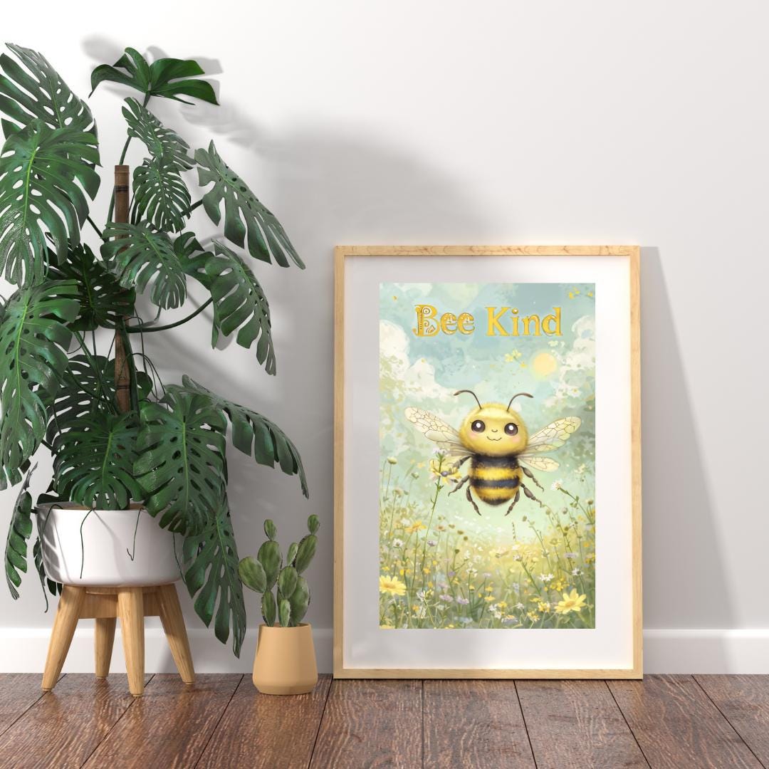 Nursery Decor| Cute Animal Art | Inspirational Wall Decor | Printable Positive Message
