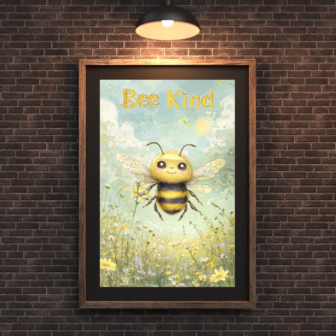 Nursery Decor| Cute Animal Art | Inspirational Wall Decor | Printable Positive Message