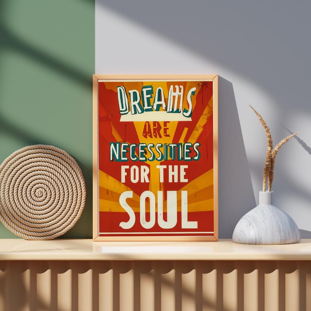 Retro Motivational Wall Art | Digital Download |