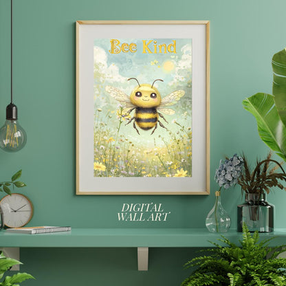 Nursery Decor| Cute Animal Art | Inspirational Wall Decor | Printable Positive Message
