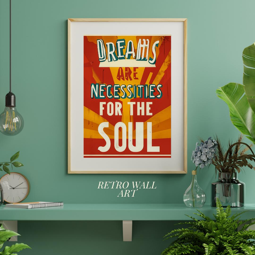 Retro Motivational Wall Art | Digital Download |