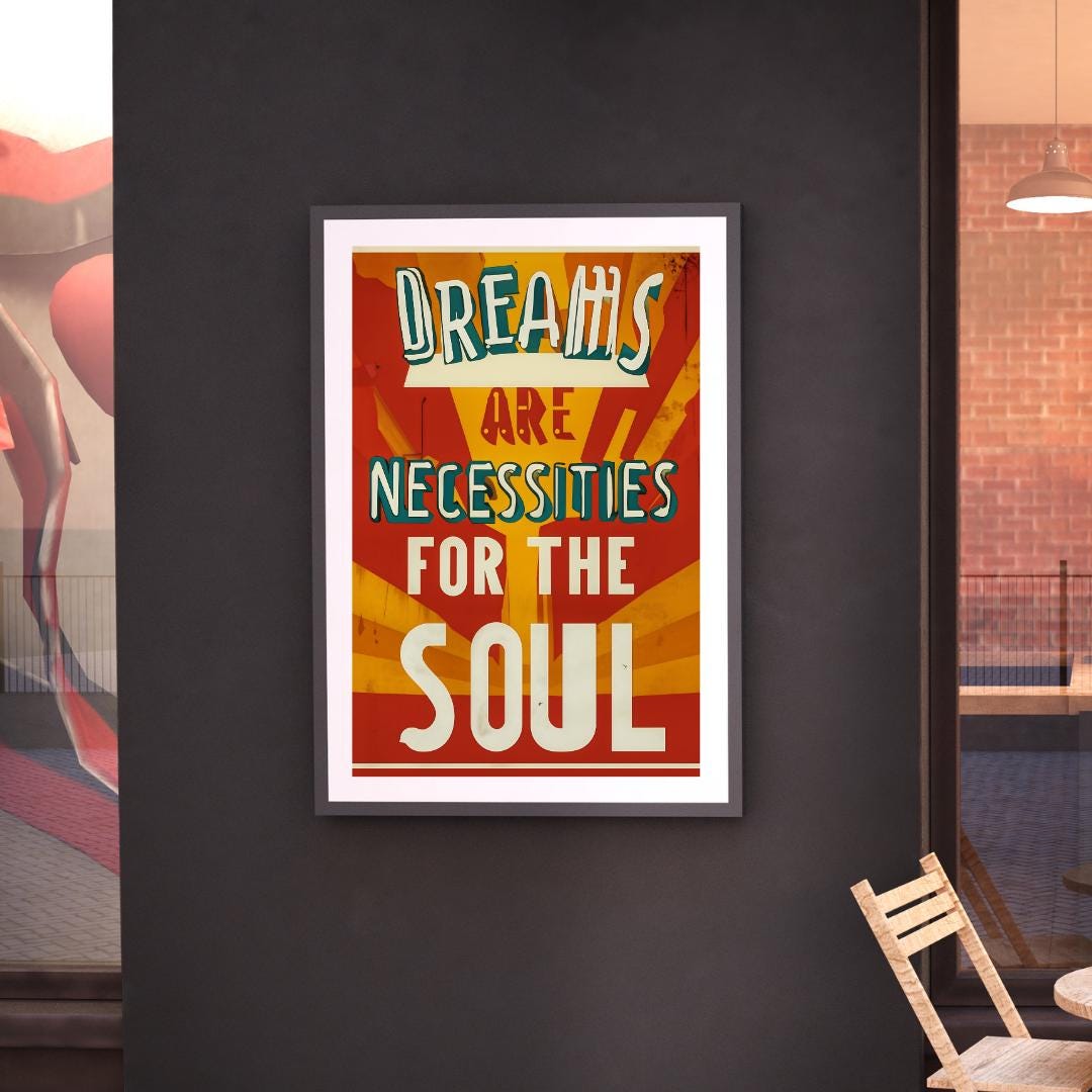 Retro Motivational Wall Art | Digital Download |